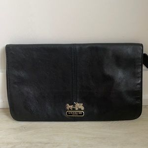 Coach leather clutch
